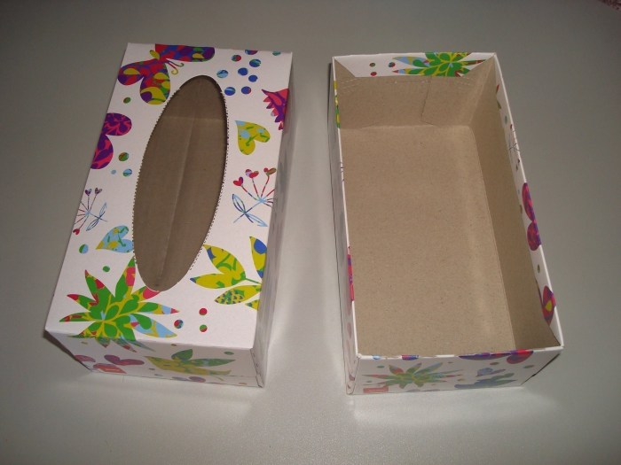 How to make tissue box decoration