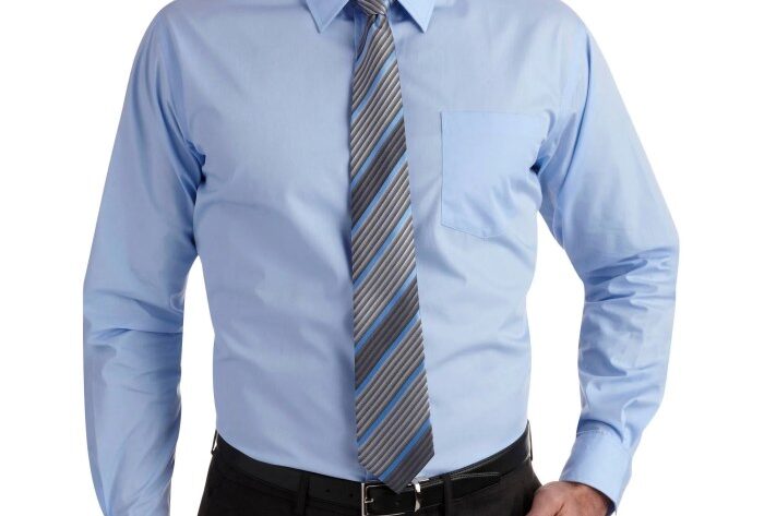 Men dress shirt with tie