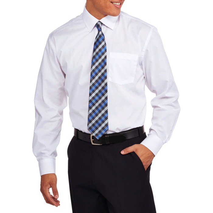 Men dress shirt with tie