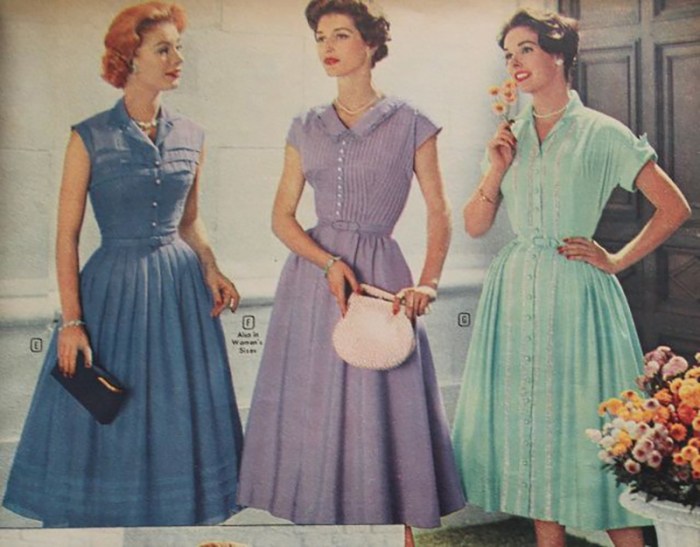 How to dress in the 50's style