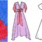 How to draw different styles of dresses