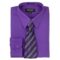 Big mens purple dress shirt