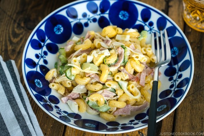 How to cook macaroni salad japanese style