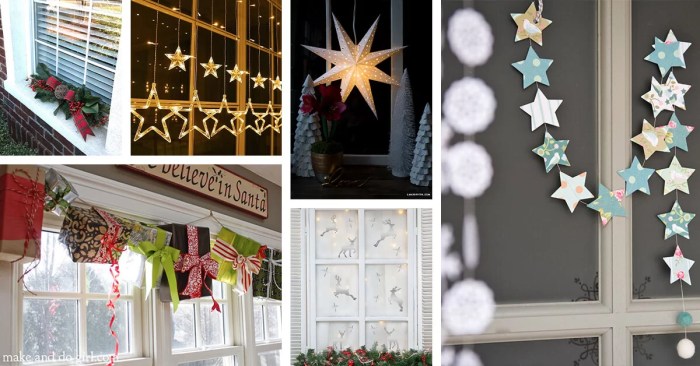 How to decorate your windows for christmas