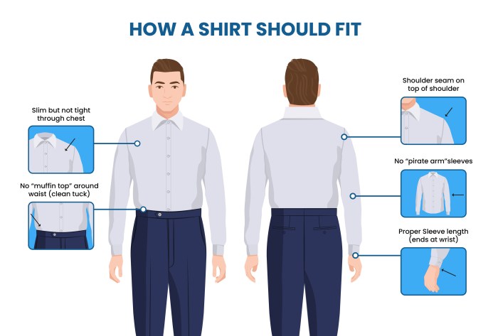 How to measure men's dress shirt neck